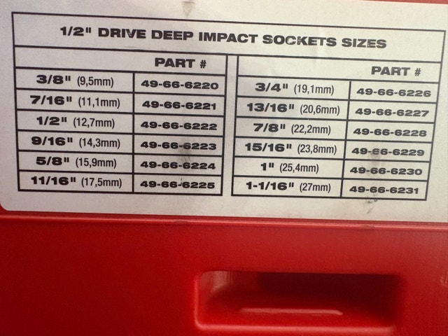 Milwaukee Impact Socket Set - photo 2