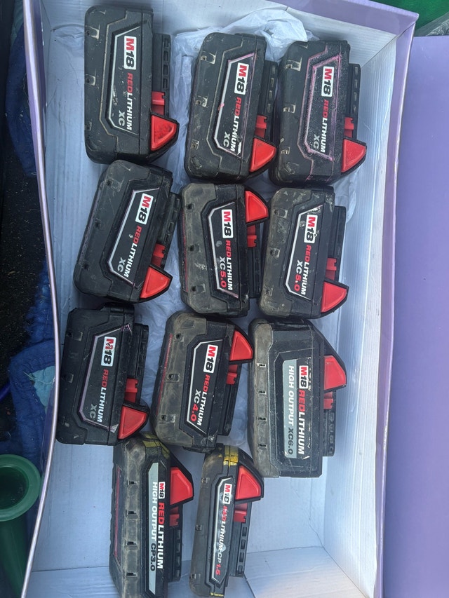 Milwaukee M18 Batteries