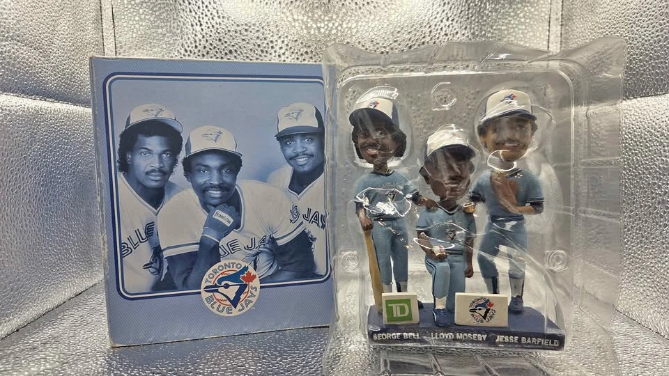 Toronto Blue Jays - Bell, Moseby, and Barfield Bobblehead