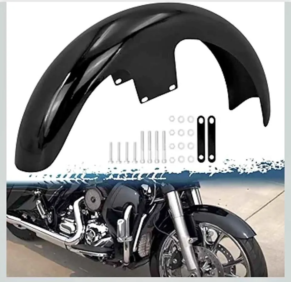 21 inch Front Fender Vivid Black for Harley Touring