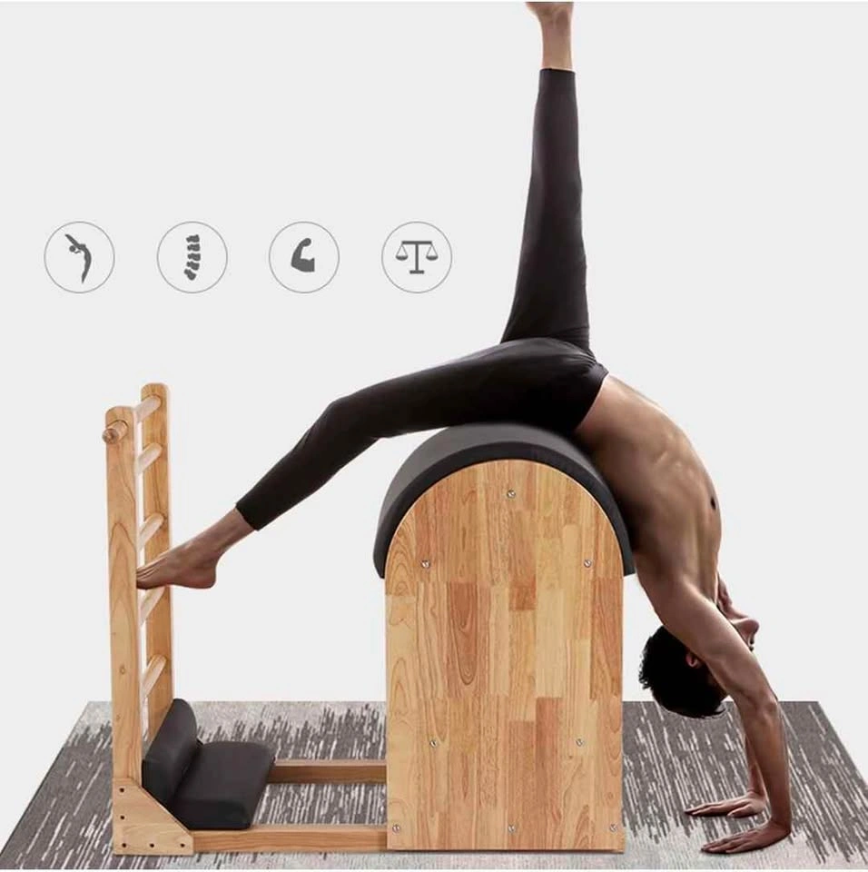 Pilates Ladder Barrel - Wooden Core Training Equipment - photo 3