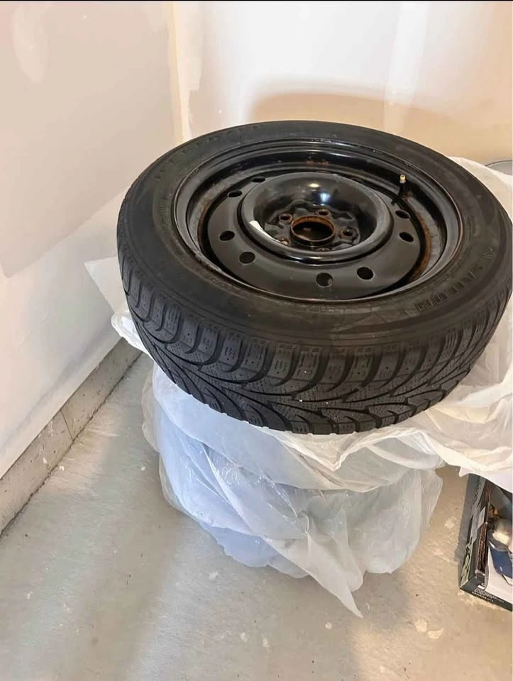 4 tires - 205/55R16 Tires on OEM Kia Forte Rims – 5x114.3 - photo 2
