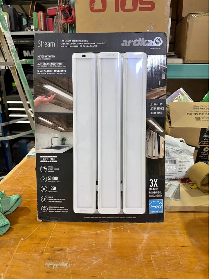 New Artika Stream LED Under Cabinet Light Kit – 3 Panels