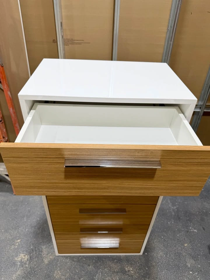 6-Drawer Chest – White/White Stained Oak - photo 2