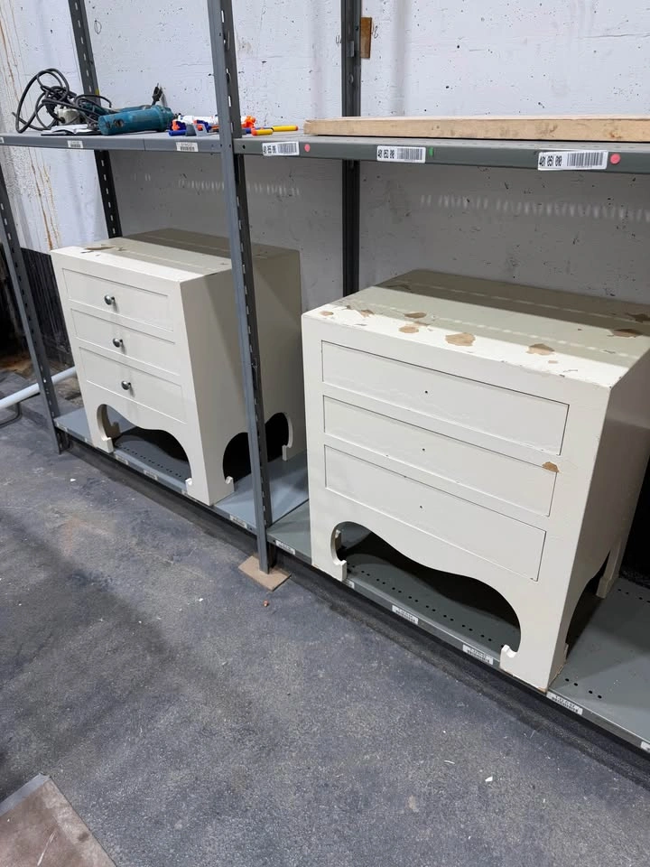 Pair of Solid MDF End Tables – Handmade - photo 4