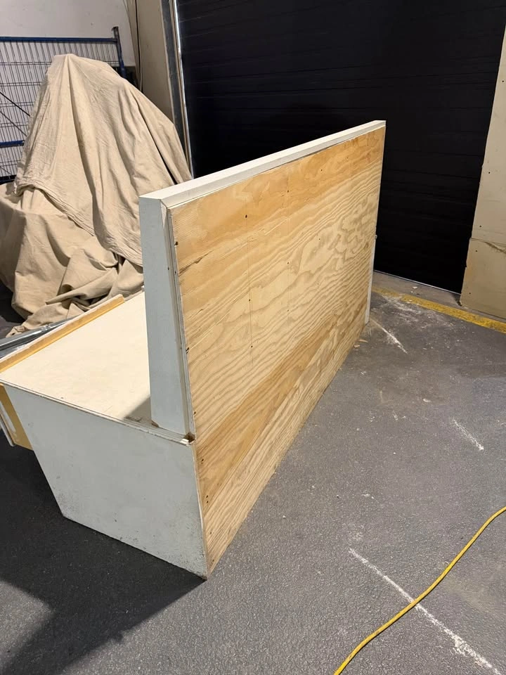 Custom Handmade Solid MDF Storage Bench / Mudroom Bench - photo 2