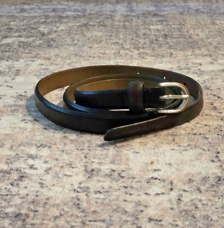 Wilfred Genuine Leather Belt – Dark Brown/Black