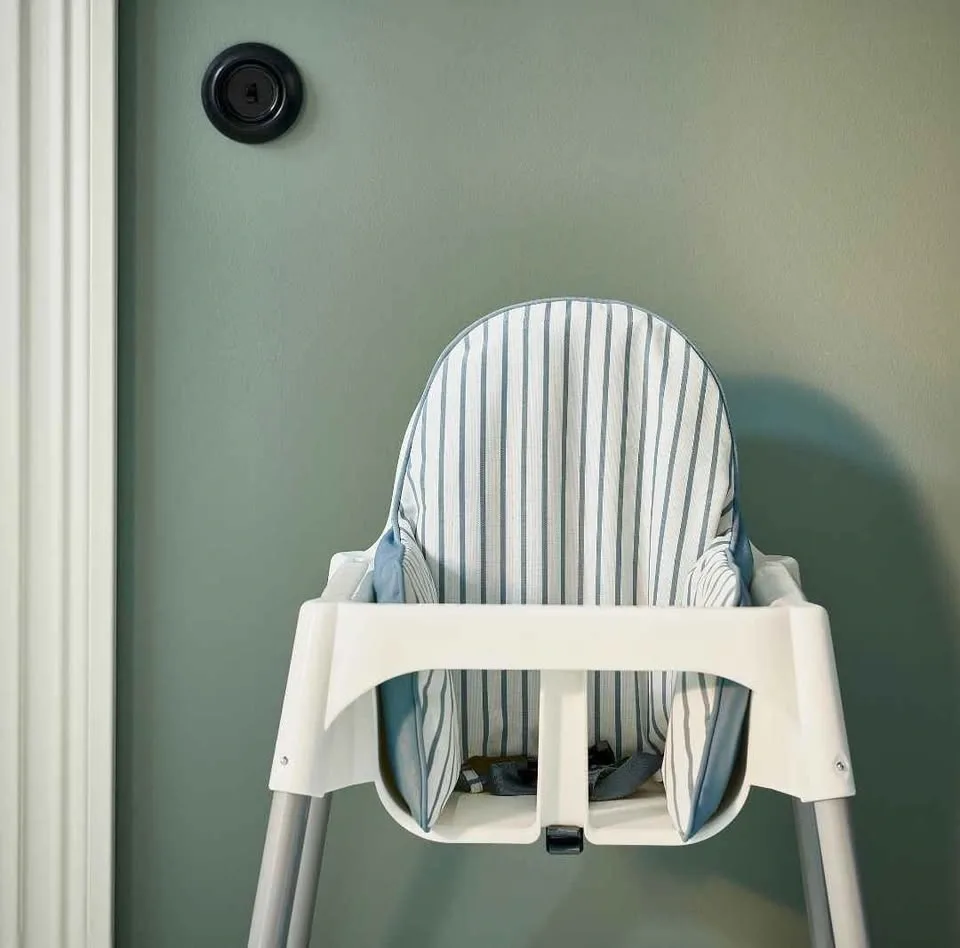 IKEA ANTILOP Cushion and Cover, Blue/White Striped - photo 3