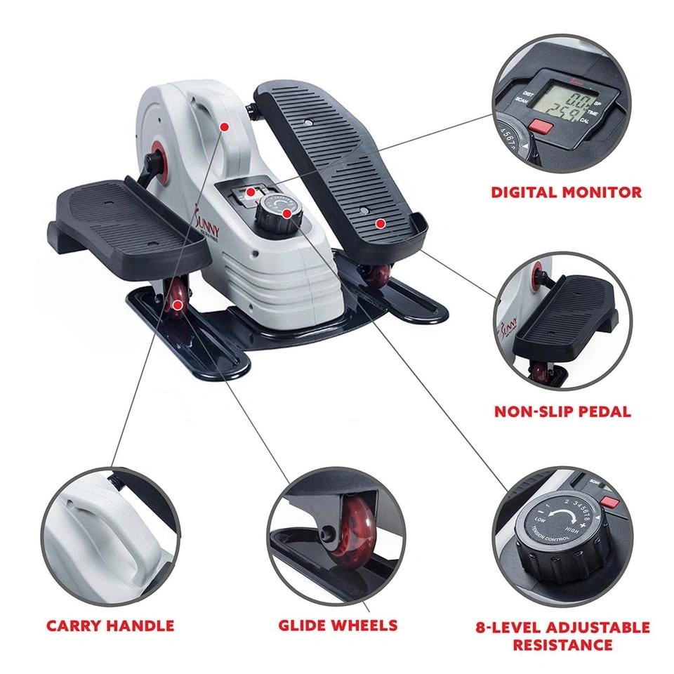 Sunny Health & Fitness Magnetic Under Desk Elliptical - photo 4