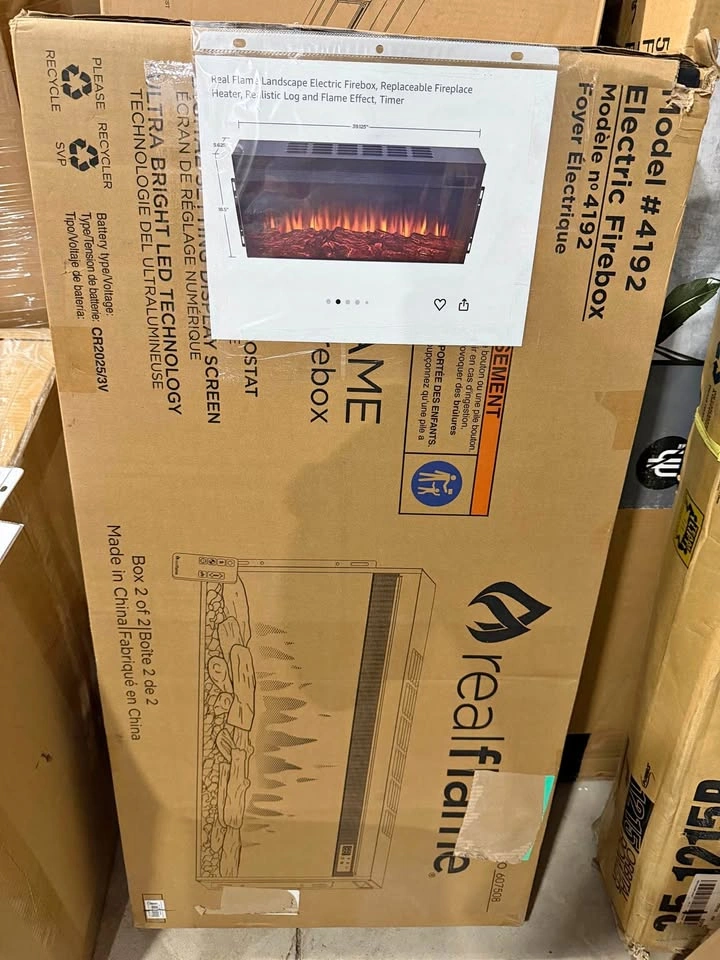 Real Flame Landscape Electric Firebox Heater