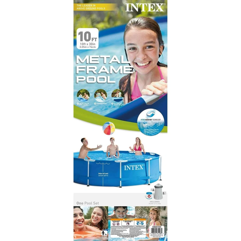Intex 10 Ft x 30 In Above Ground Round Swimming Pool - photo 4