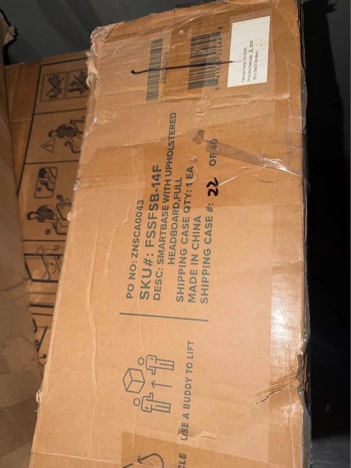 Zinus SmartBase Mattress Foundation with Headboard, Full Size - photo 5