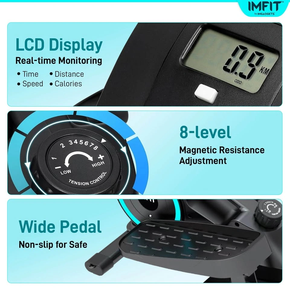 IMFIT Elliptical Trainer with free resistance band | 350 lb Weig - photo 4