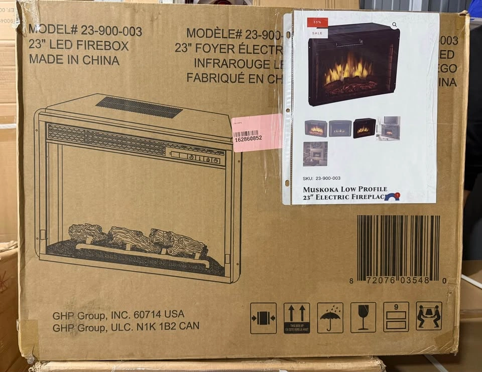 Muskoka Low Profile 23″ Electric Fireplace - photo 4
