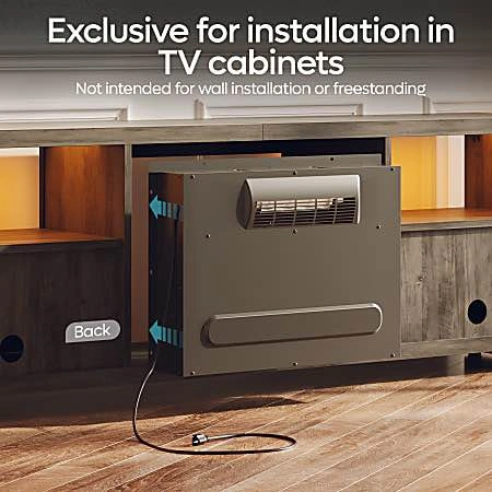 23 inch Electric Fireplace Heater Insert with Remote - photo 4
