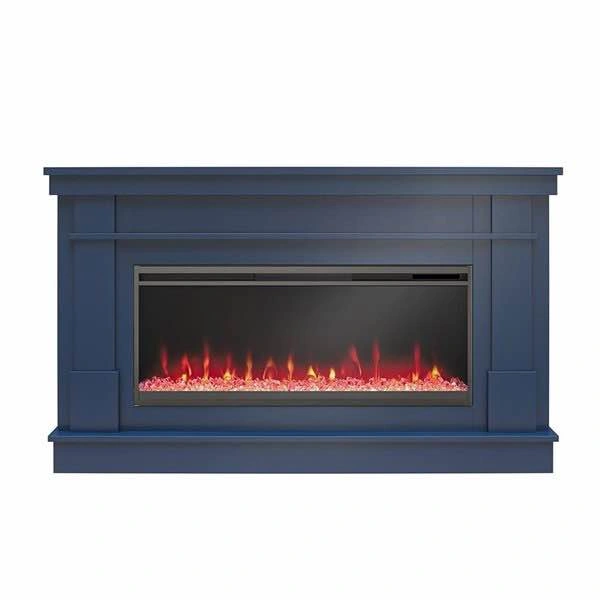 Novogratz Waverly 64-in Wide Linear Electric Fireplace - photo 4