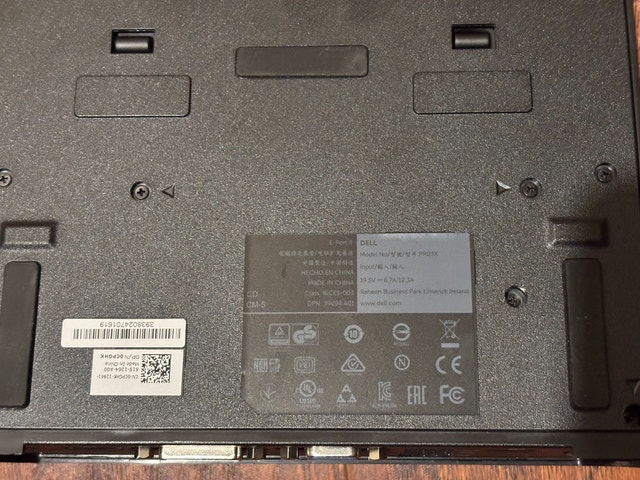 Dell PR03X E-Port Docking Station - Good Condition - photo 2