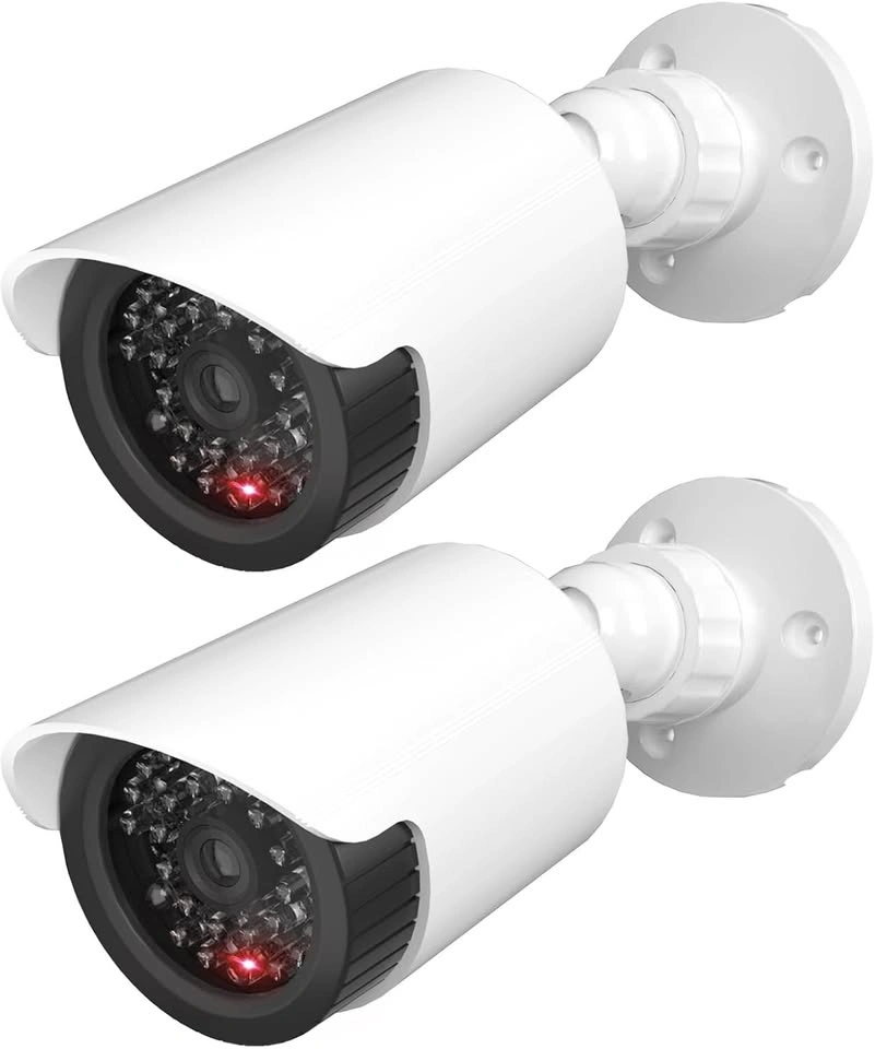 NEW 2-Pack Fake Dummy Indoor/Outdoor Security Camera
