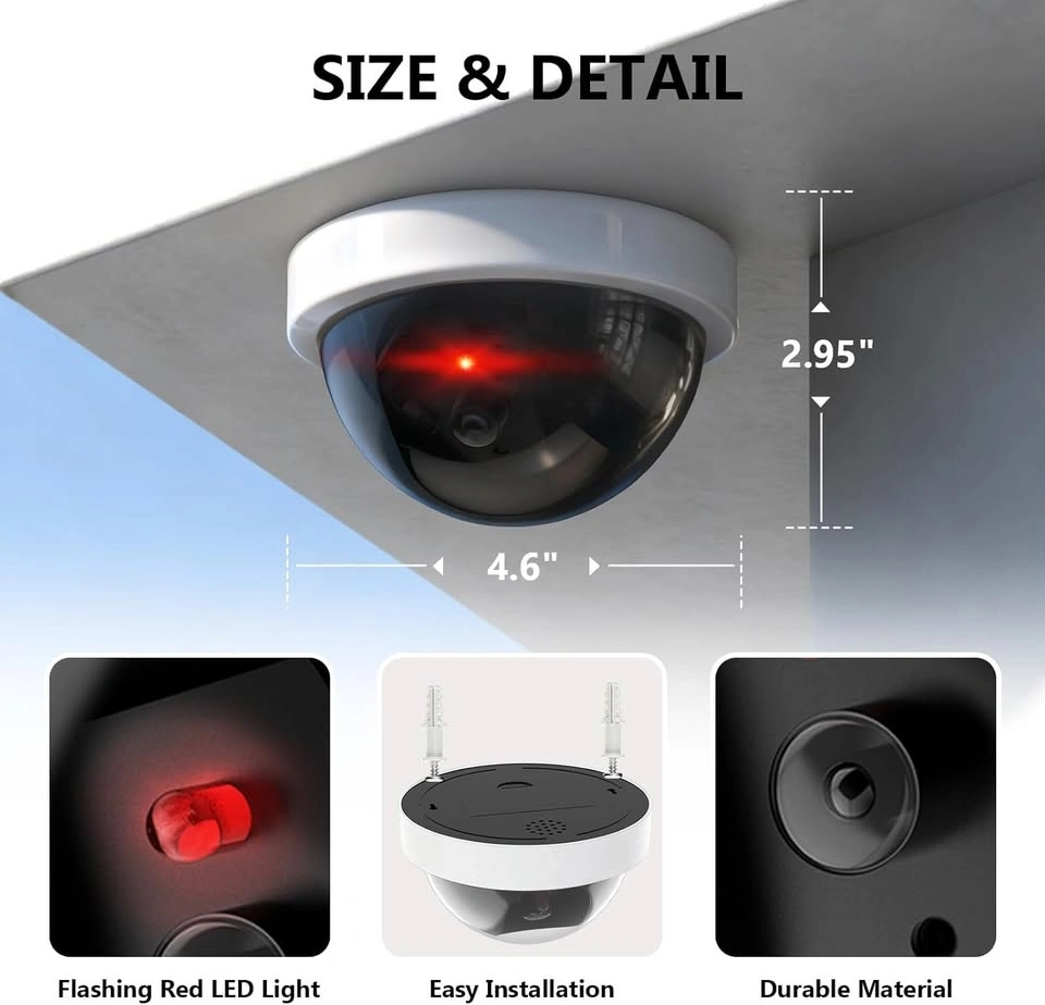 NEW 2-Pack Fake Dummy Security CCTV Dome Camera - photo 3