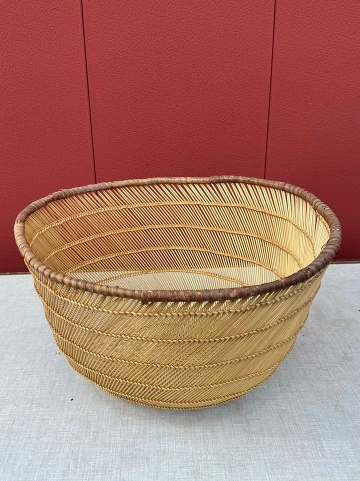 Unique African Grass Basket
