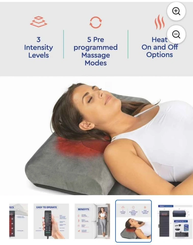 Shiatsu Neck & Vibrating Full Body Massage Mat - photo 5