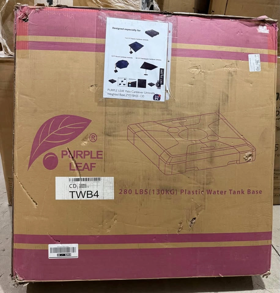 PURPLE LEAF Patio Cantilever Umbrella Weighted Base ZY01BASE-130 - photo 5
