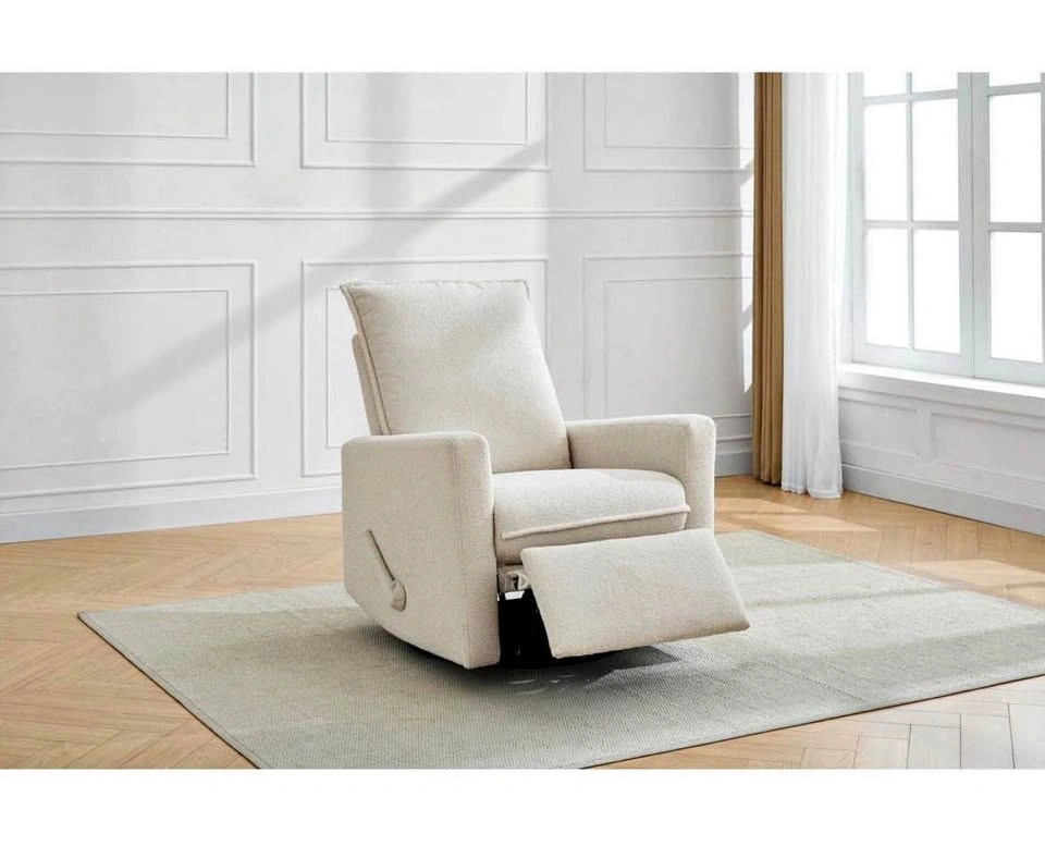 Concord Baby Boucle Swivel Glider Recliner