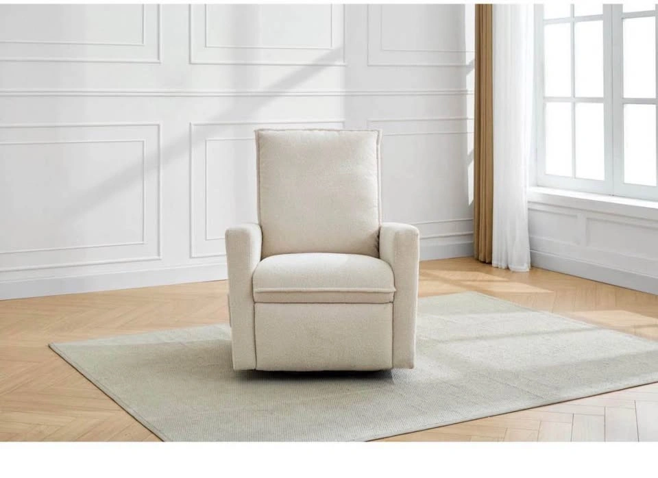 Concord Baby Boucle Swivel Glider Recliner - photo 3