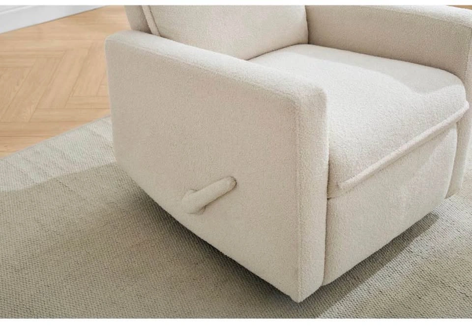 Concord Baby Boucle Swivel Glider Recliner - photo 4