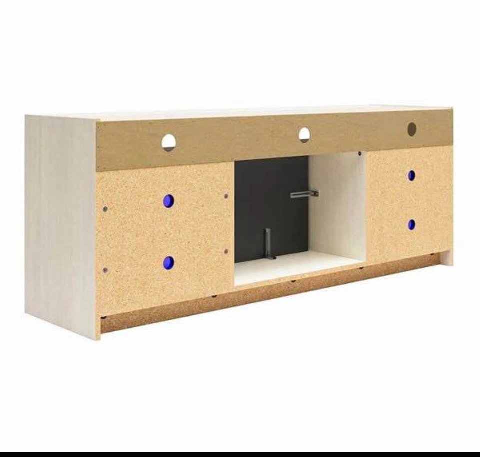 Ameriwood Home Luna Ivory Oak Electric Fireplace TV Stand - photo 3