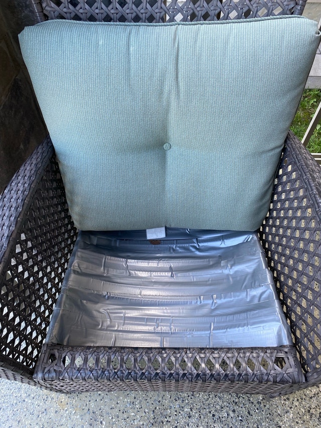 Wicker Patio Chairs and Wood Muskoka Chair ⚽ - photo 4