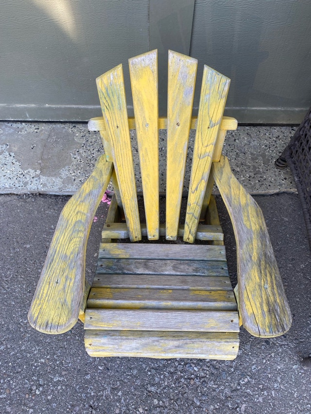 Wicker Patio Chairs and Wood Muskoka Chair ⚽ - photo 5