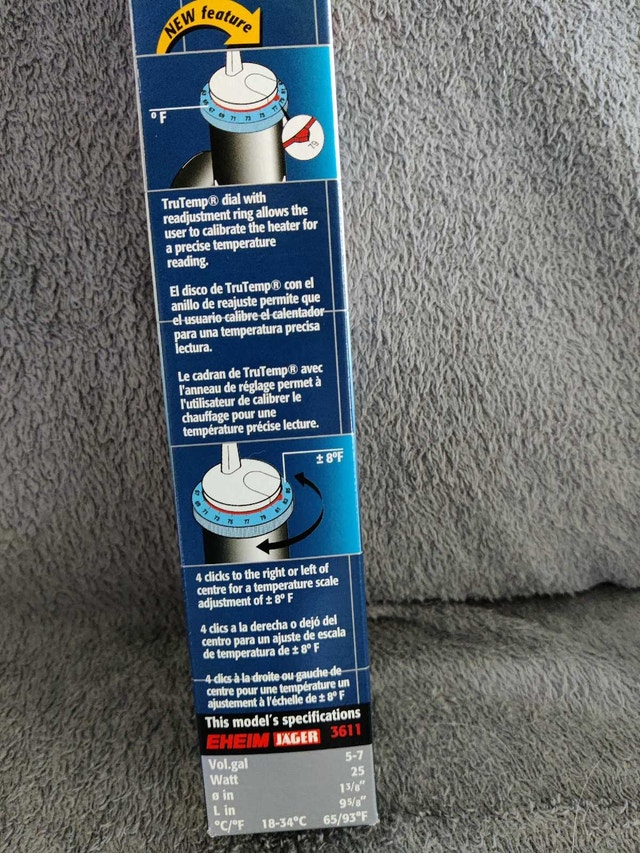 Eheim Jager TruTemp Aquarium Heater 25W - photo 3