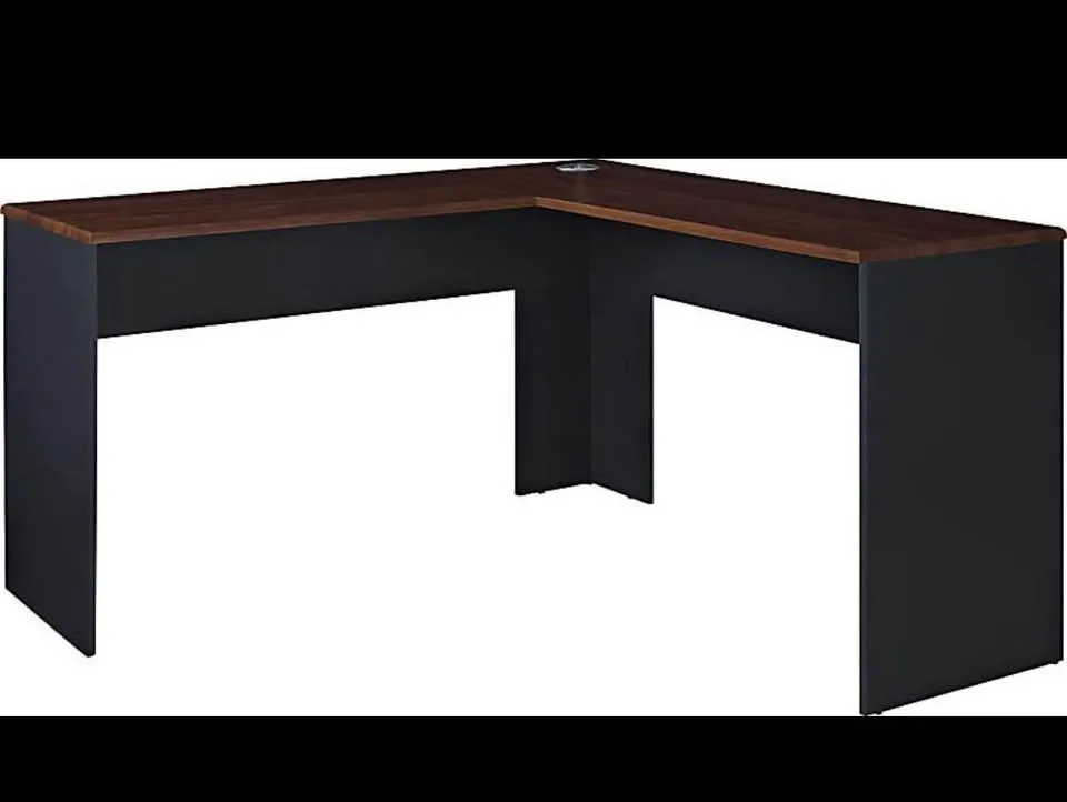 Ameriwood™ Home The Works 52"W L-Shaped Corner Desk, Cherry/Gray - photo 5