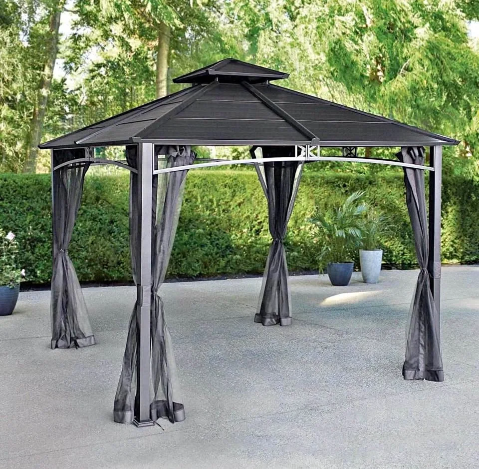 Hometrends 10 ft. x 10 ft. Hardtop Gazebo