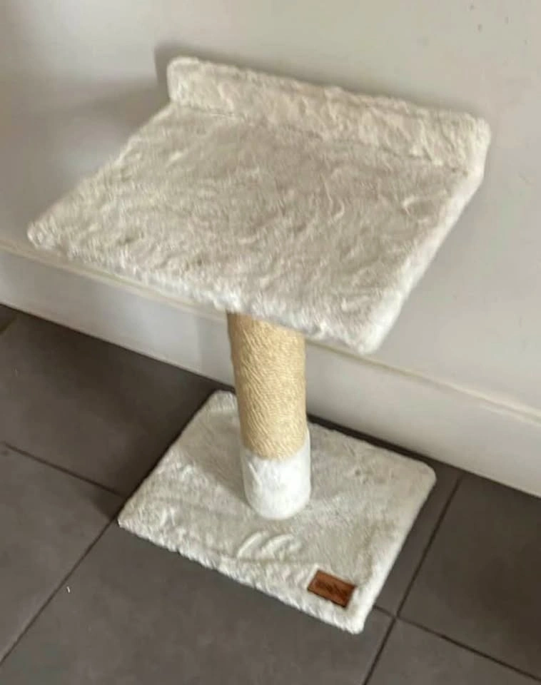 20“ tall Cat Scratching Post with Perch