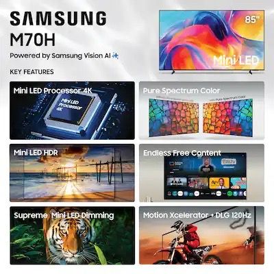 Samsung 85” 4K UHD Mini LED Vision AI Smart TV (NEW 2026 Model) - photo 5