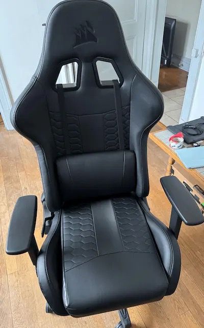 CORSAIR TC100 Leatherette Gaming Chair - Black