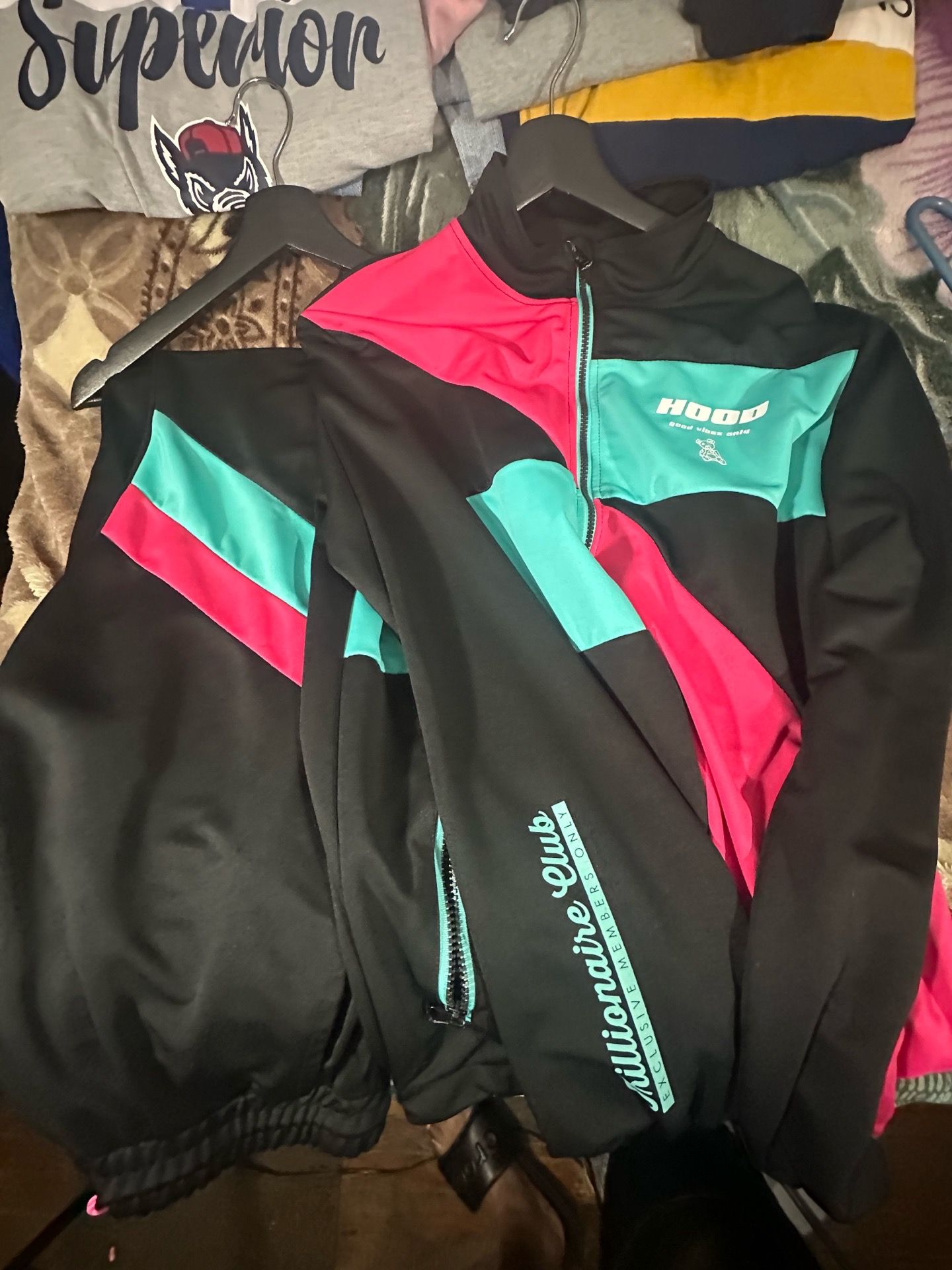 Hood track suit set