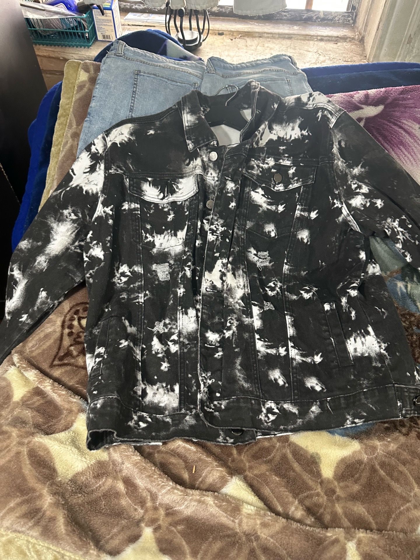 Tie-Dye Men Jean Jacket - photo 4