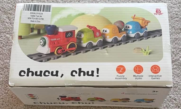 Yonger Chucu Chu Magnetic Construction Train Toy Set