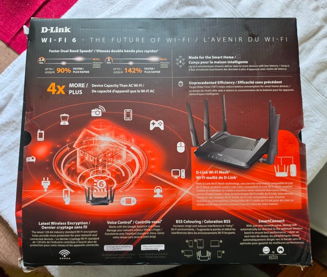 New Open Box - D-Link AX4800 Mesh WiFi 6 Router - photo 4
