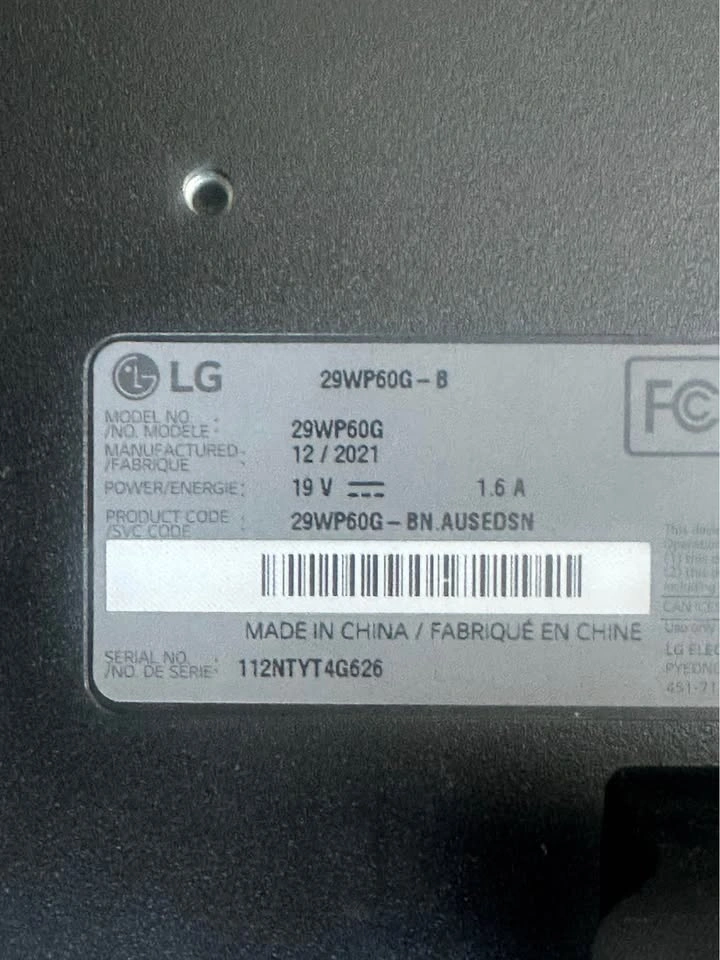 LG 29WP60G-B UltraWide Monitor - photo 4