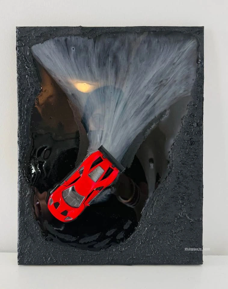 Red Car Canvas Art - photo 2