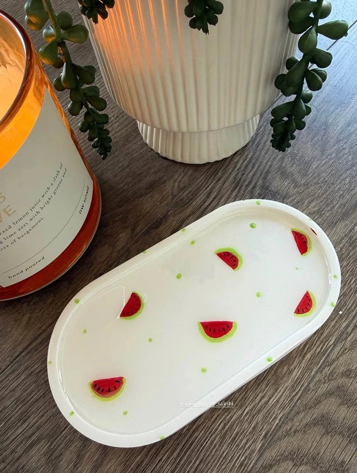 Trinket Tray | Watermelon Decorative Tray - photo 2