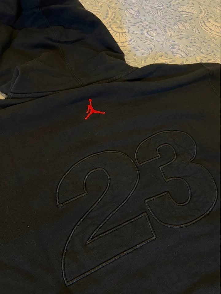 Supreme x Jordan Zip Up Hooded Sweatshirt ‘Black’ - photo 3