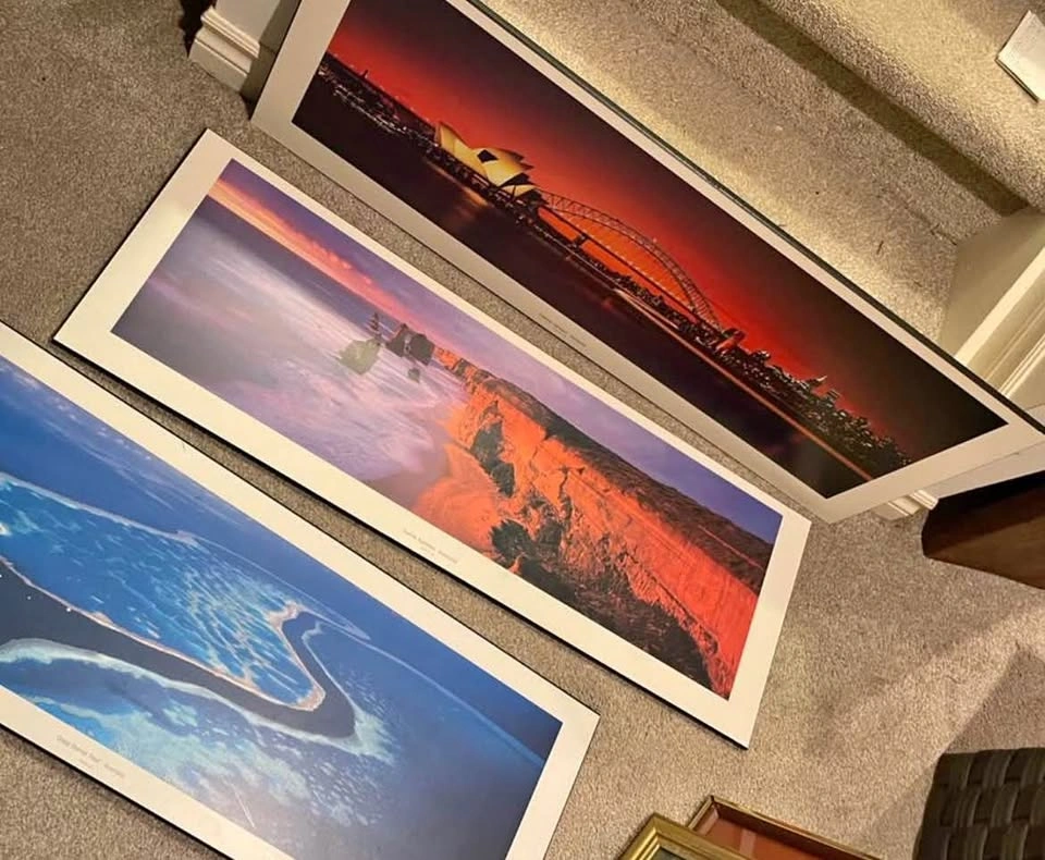 14x40” Set of 3 Australian Landscape Panoramic Prints