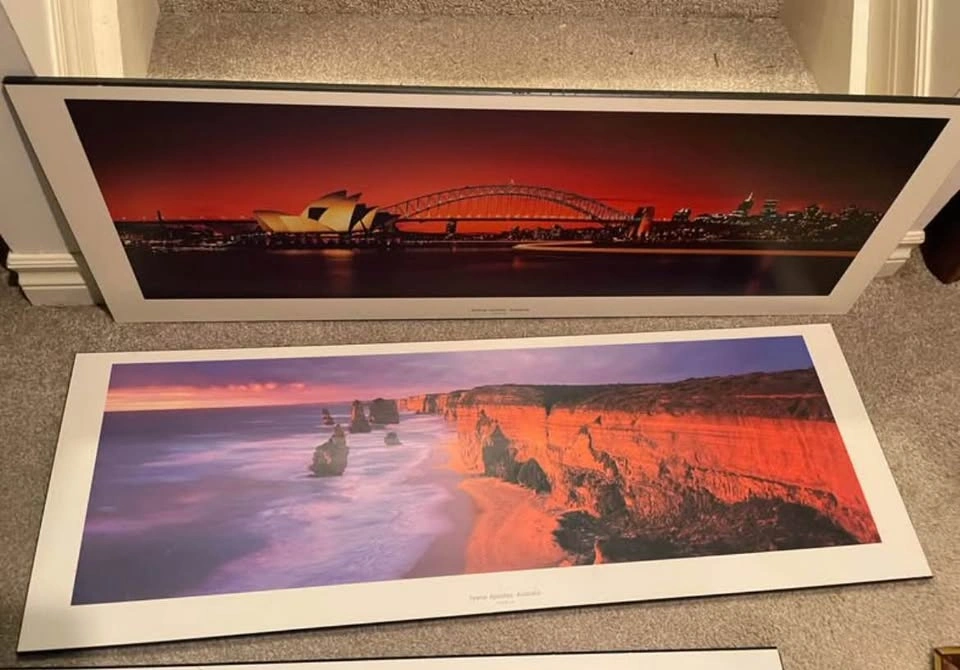 14x40” Set of 3 Australian Landscape Panoramic Prints - photo 4