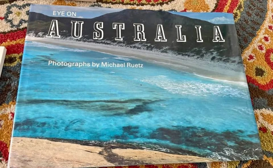 Eye on Australia Photographs by Michael Ruetz Hardcover Book
