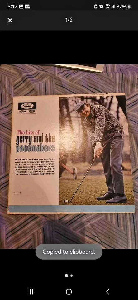 Gerry and The Pacemakers Vinyl Record